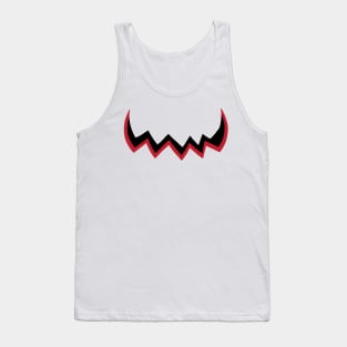 scary teeth face mask Tank Top